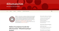 Desktop Screenshot of 4humanities.org